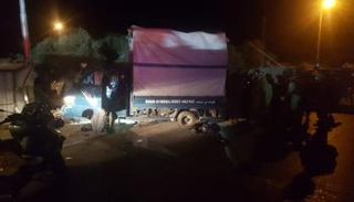 جانب من حادث الدهس في الضفة الغربية