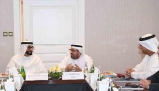 محمد بن أحمد البواردي والدكتور علي راشد النعيمي 