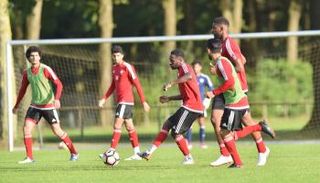 جانب من معسكر الأبيض الأولمبي