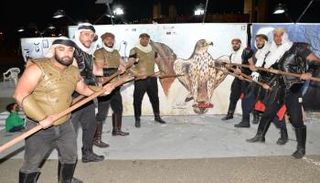 من الفعاليات الفنية في سوق عكاظ 