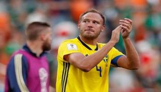 أندرياس جرانكفيست لاعب المنتخب السويدي