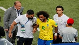 مارسيلو من مباراة البرازيل وصربيا
