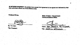 وثيقة تكشف إهدار قطر أموالها على تحسين صورتها في أمريكا