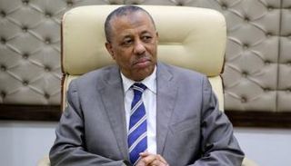 رئيس الحكومة الليبية المؤقتة عبد الله الثني