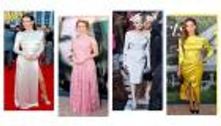 بالصور.. نجمات يتألقن بفساتين من حرير