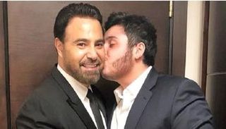 عاصي الحلاني وابنه