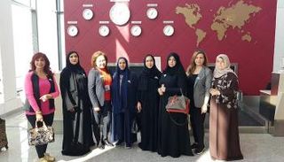 سيدات أعمال إماراتيات يصلن إلى كازاخستان استعدادا لعرض الأزياء