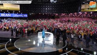 جانب من الاجتماع الأخير للمعارضة الإيرانية في باريس