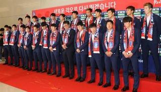 لاعبو كوريا الجنوبية