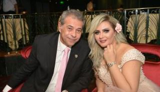 زفاف توفيق عكاشة وحياة الدرديري