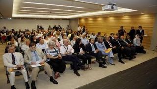 جانب من مؤتمر إعلان القانون الفلسطيني الجديد للتراث الثقافي