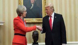 ترامب ورئيسة وزراء بريطانيا