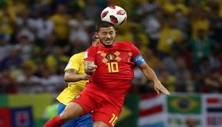 من مباراة بلجيكا والبرازيل