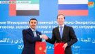 عبدالله بن زايد :جهود مكثفة لزيادة نمو التجارة بين الإمارات وروسيا