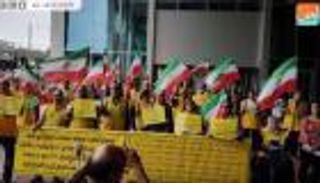 مظاهرات ضد النظام الإيراني في أمستردام