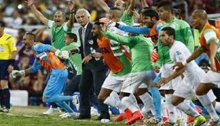 حاليلوزيتش مع منتخب الجزائر في 2014