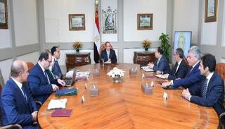 الرئيس المصري خلال اجتماع مناقشة مشروع التأمين الصحي الجديد