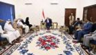 الرئيس اليمني يستقبل وفدا إماراتيا رفيع المستوى