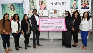 "القافلة الوردية" تجمع أكثر من 107 آلاف درهم إماراتي