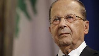  الرئيس اللبناني العماد ميشال عون