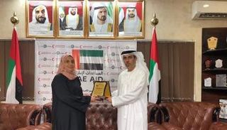 سعيد الكعبي ووزيرة الشؤون الاجتماعية والعمل اليمنية