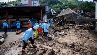 ارتفاع أعداد ضحايا سيول اليابان إلى 176