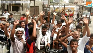 استقبال شعبي من أهالي التحيتا لـ"ألوية العمالقة"