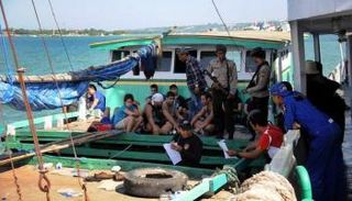 أحد زوارق اللاجئين الإيرانيين - أرشيفية