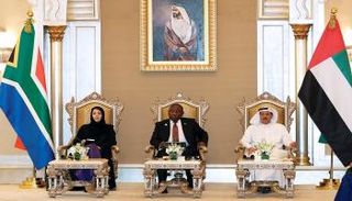 افتتاح منتدى الإمارات- جنوب أفريقيا للأعمال في أبوظبي