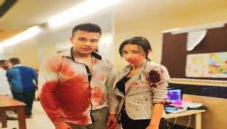 أبطال المسلسل الهندي الجديد "زيندا أباد" في كواليس التصوير