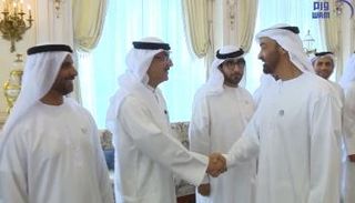 الشيخ محمد بن زايد يستقبل وفد مؤسسة الإمارات للطاقة النووية