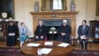 شيخ الأزهر يلتقي أعضاء المنتدى الإسلامي المسيحي البريطاني