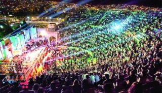 جانب من حفل افتتاح المهرجان