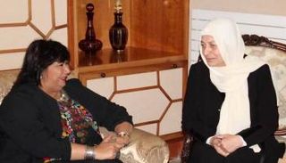 إيناس عبدالدايم مع بهية الحريري 