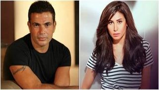 الفنانة دينا الشربيني ترقص على انغام عمرو دياب 