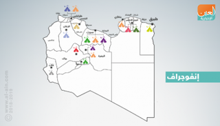 خارطة القبائل الليبية