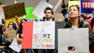 احتجاجات على سياسة ترامب تجاه المهاجرين- أرشيفية