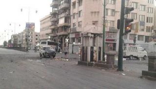 صورة من موقع الحادث نشرتها وكالة الأنباء السورية
