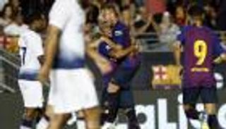 برشلونة يفوز على توتنهام في كأس الأبطال الدولية