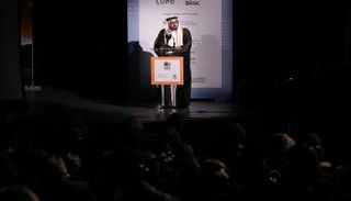 الشيخ فاهم بن سلطان القاسمي خلال كلمته في افتتاح المعرض