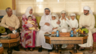 حاكم عجمان يستقبل أسرة الطفلة المغربية "ملاك" بعد علاجها