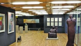 جانب من معرض "رحلة حياة" لآدم حنين ورمسيس مرزوق 