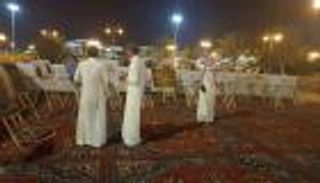 معرض الفنون البصرية يواصل فعالياته بمهرجان الورد والفاكهة بتبوك