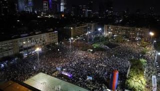 آلاف الإسرائيليين والدروز يتظاهرون احتجاجا على "قانون القومية"- أ.ف.ب