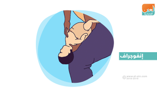 خطوات إسعاف رضيع مصاب باختناق الطعام أو الشردقة