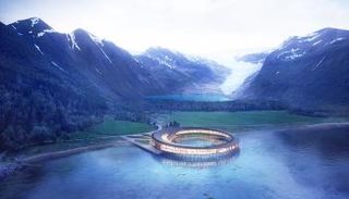 أول فندق فوق الدائرة القطبية الشمالية