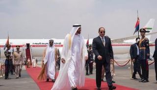 الشيخ محمد بن زايد آل نهيان والرئيس عبدالفتاح السيسي