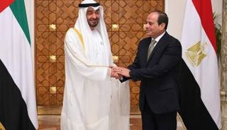 الرئيس السيسي يلتقي الشيخ محمد بن زايد