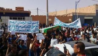 جنازة الضحية عيسى زبير جنوب الجزائر