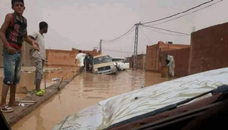 تضرر البنية التحتية جراء الأمطار 